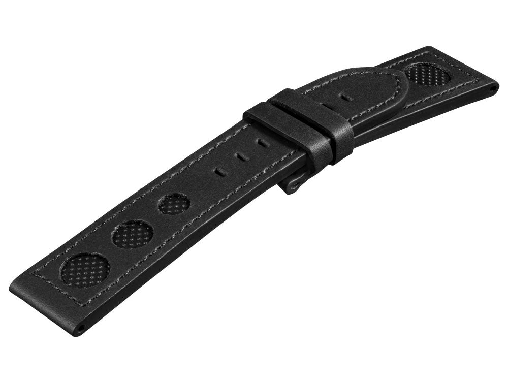 U-Boat Accesorios Strap, Calfskin Leather, Black, 26 mm., 4982/Z