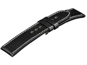 U-Boat Accesorios Strap, Leather, Cotton, Black, 23mm., 834/Z