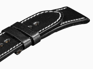 U-Boat Accesorios Strap, Leather, Cotton, Black, 23mm., 834/Z