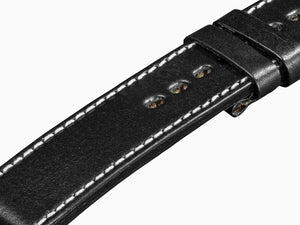 U-Boat Accesorios Strap, Leather, Cotton, Black, 23mm., 834/Z