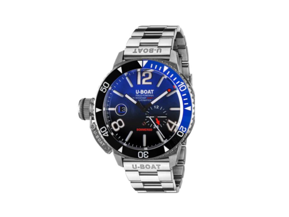 U-Boat Classico Sommerso Ghiera Ceramica Blue Automatic Watch, 46 mm, 9519/MT