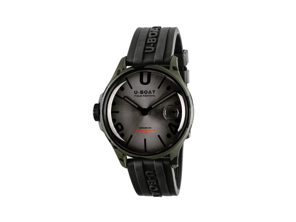 U-Boat Capsoil Darkmoon Camouflage Curve Quartz Watch, PVD, 44 mm, Grey, 9550