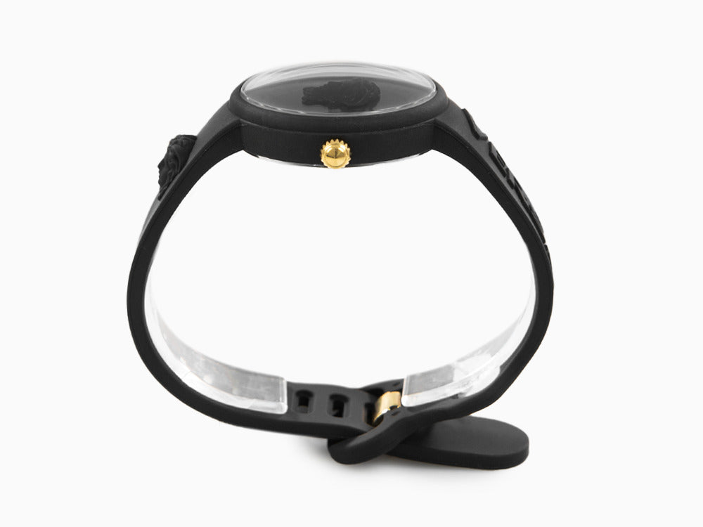 Versace Medusa Pop Quartz Watch Silicon Black 39 mm VE6G00223 Iguana Sell