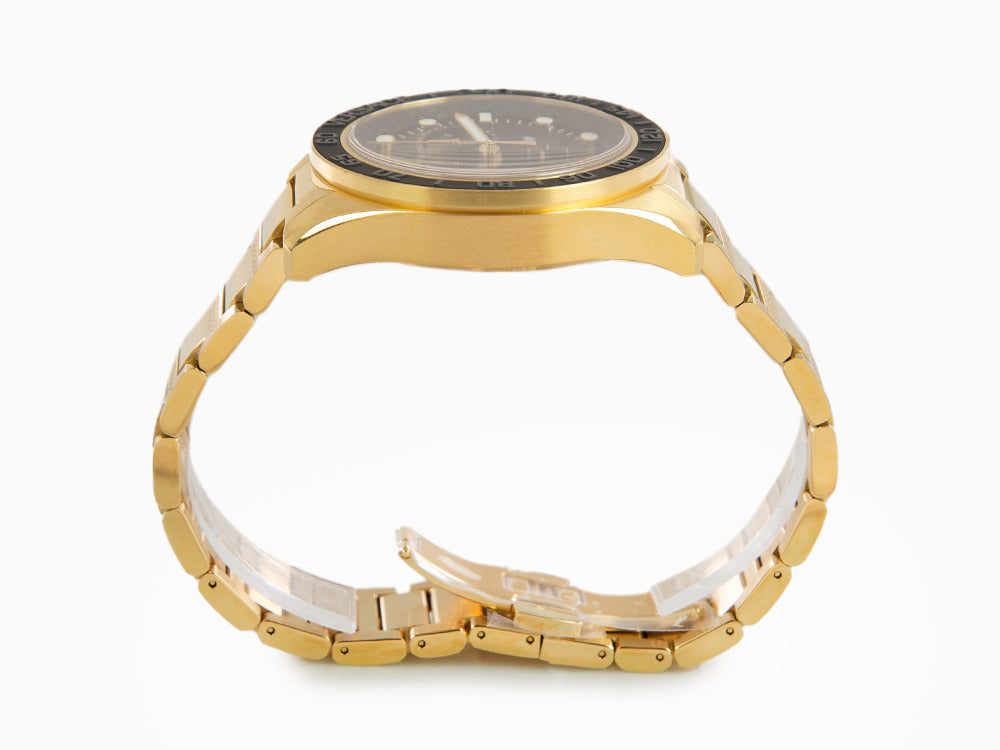 Quartz PVD Greca VE6K00 mm, Iguana Dome Chrono Watch, - Black, Gold, 43 Sell Versace