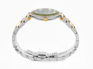 Versace Reve Quartz Watch, PVD Gold, Green, 35 mm, Sapphire Crystal, VE8B00524