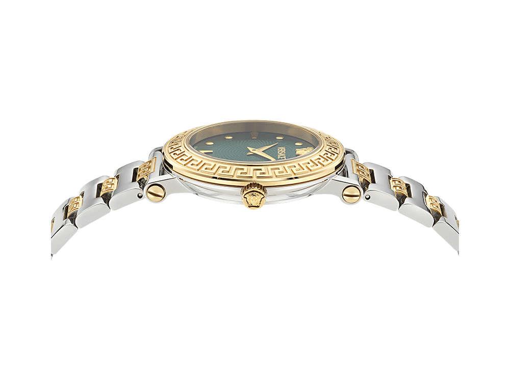 Versace Greca Sphere Quartz Watch Green 35 mm Sapphire Crystal VE9 Iguana Sell