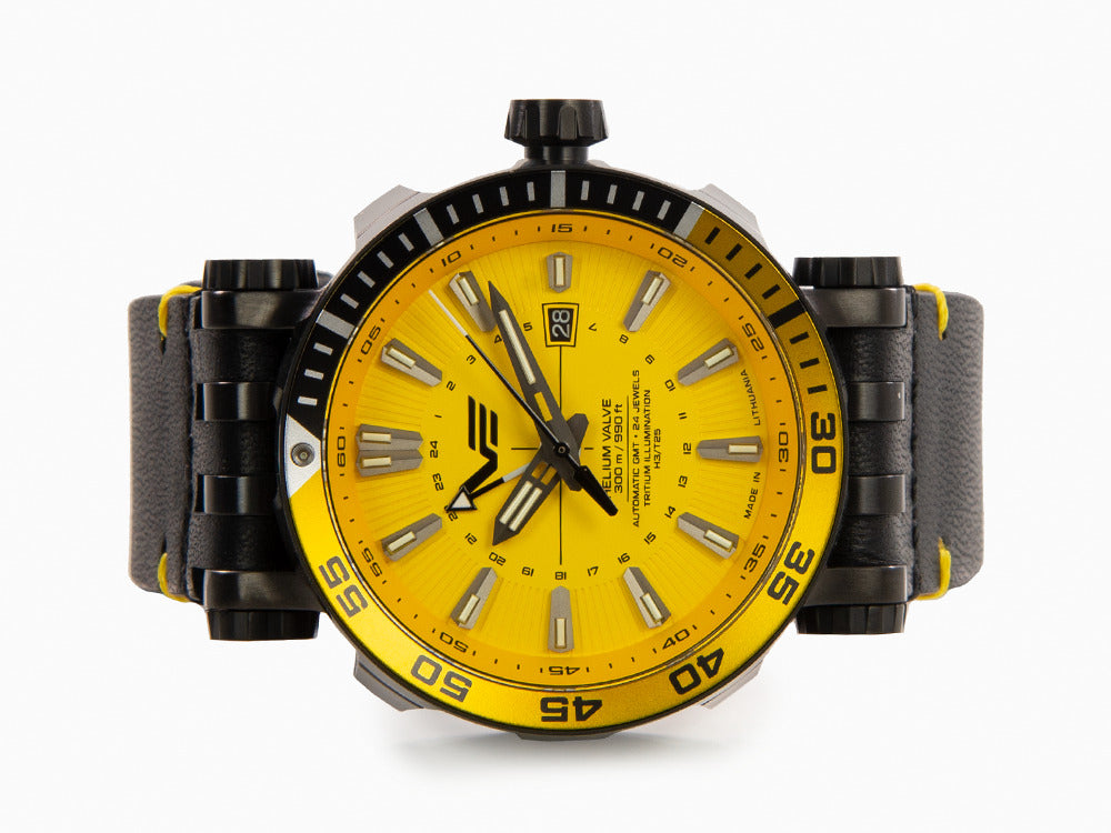 Vostok Europe Energia II GMT Automatic Watch PVD Yellow LE NH34 57 Iguana Sell
