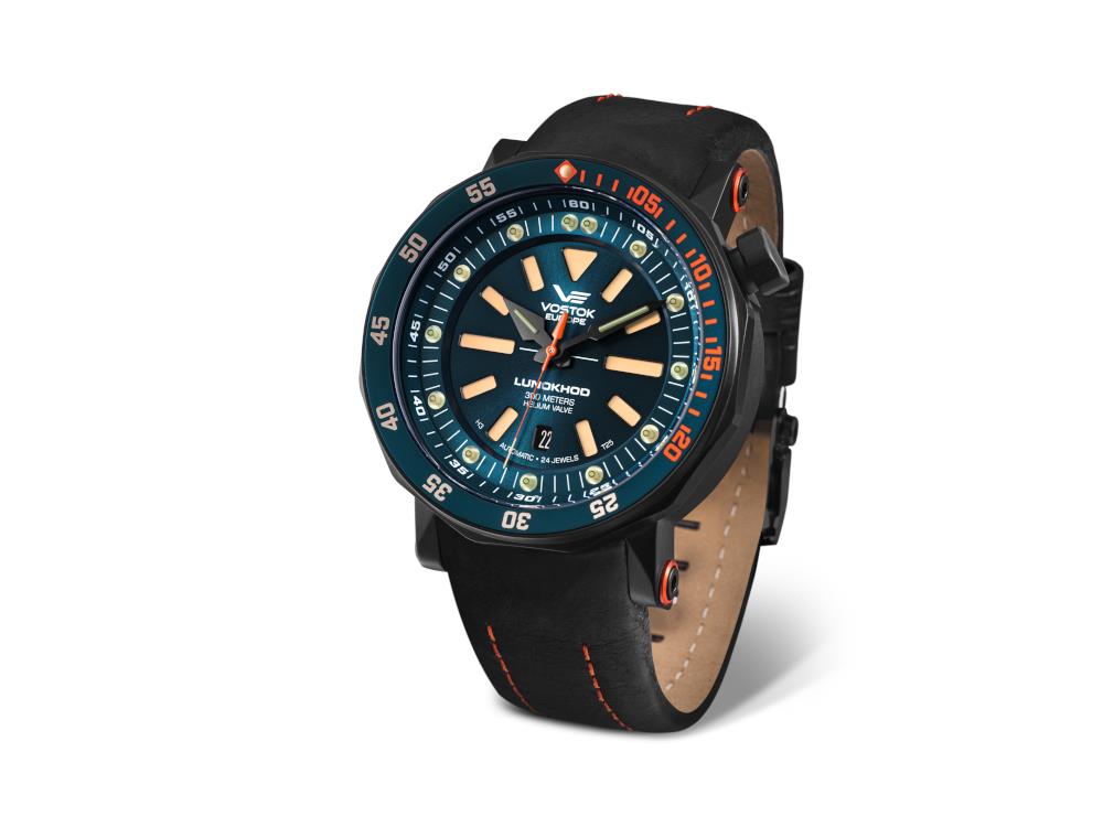 Vostok Europe Lunokhod-2 Automatic Watch, Blue, 49 mm, Tritium, NH35A-620C633