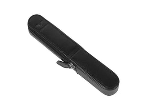 Visconti Accesorios 1 Pen Case, Leather, Rigid, Zip, Black, KL40-01