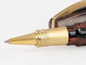 Visconti Mirage Mythos Apollo Rollerball pen, Gold plated, Brown KP07-08-RB