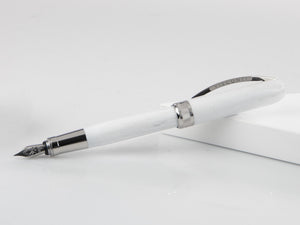 Visconti Rembrandt Fountain Pen, Acrylic Resin, White, KP10-06-FP