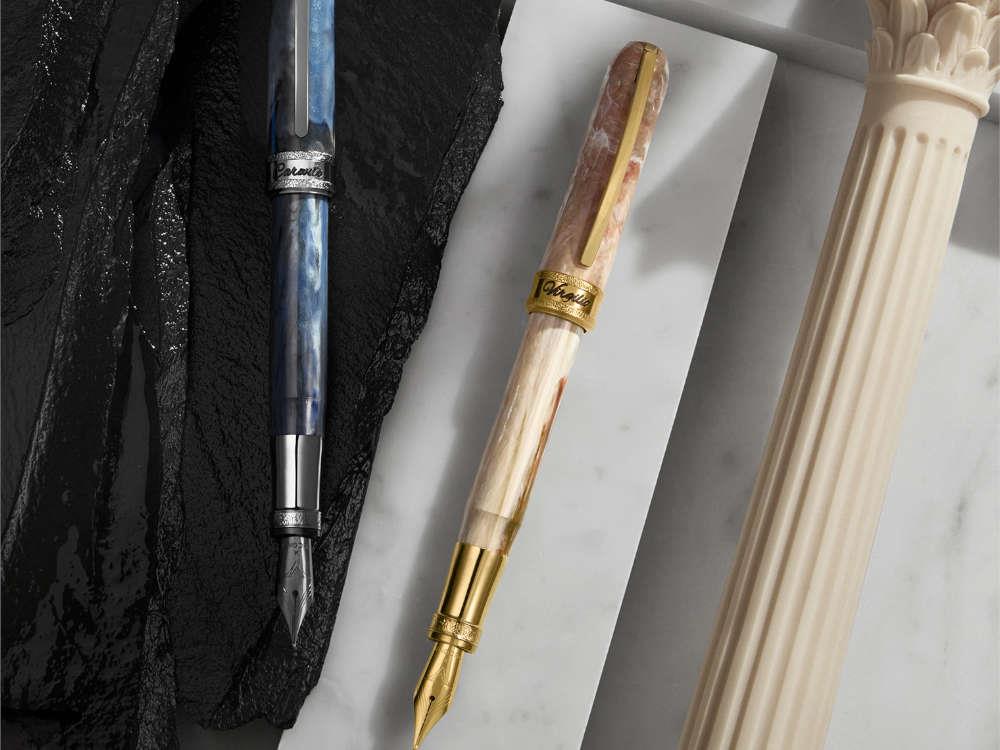 Visconti Comedia Virgilio Ballpoint pen, Acrylic, Pink, Gold plated, KP10-53-BP