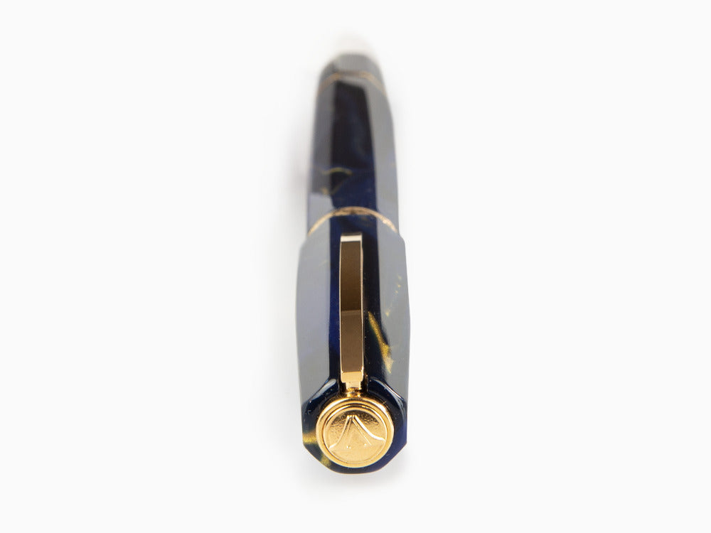 Visconti Medici Golden Blue Fountain Pen, Blue, Gold, KP17-05-FP