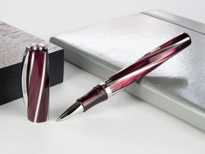 Visconti Divina Elegance Bordeaux Rollerball pen, Acrylic Resin, KP18-08-RB