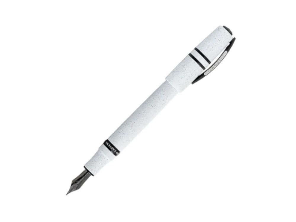 Visconti Homo Sapiens Lava Color Ash White Fountain Pen, KP15-08-01-FP