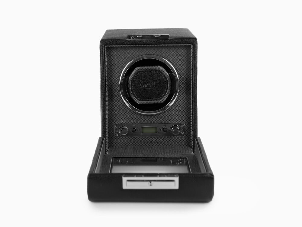 WOLF Viceroy Watch winder 1 Watch Black Vegan Leather 456002 Iguana Sell