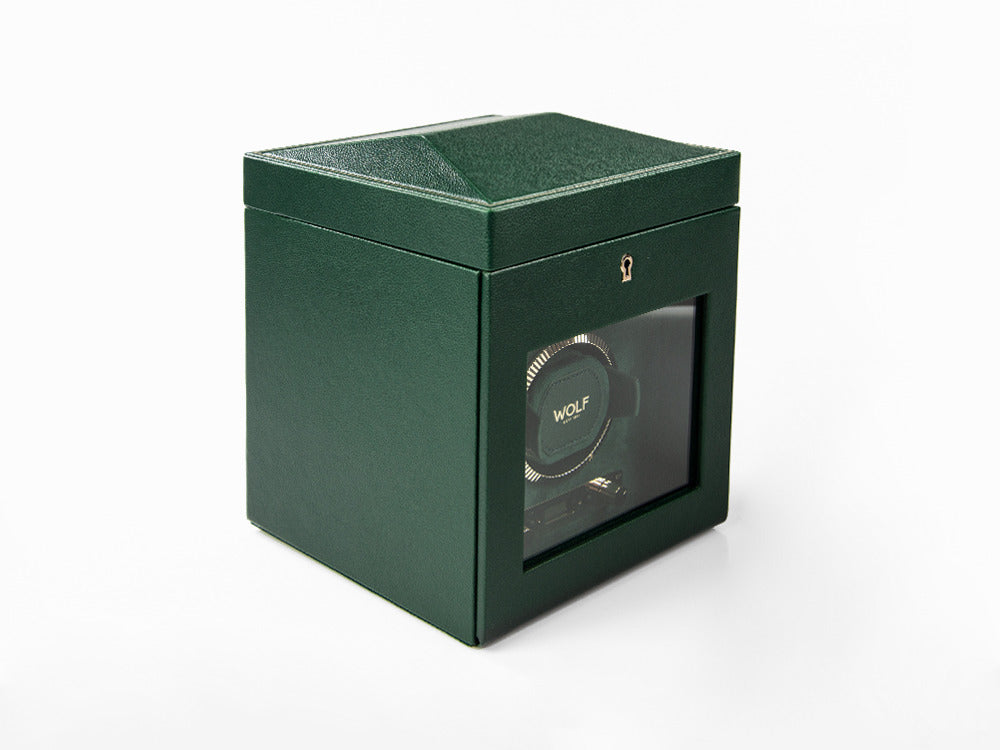 WOLF British Racing Watch winder 1 Watch Green Vegan Leather 79214 Iguana Sell