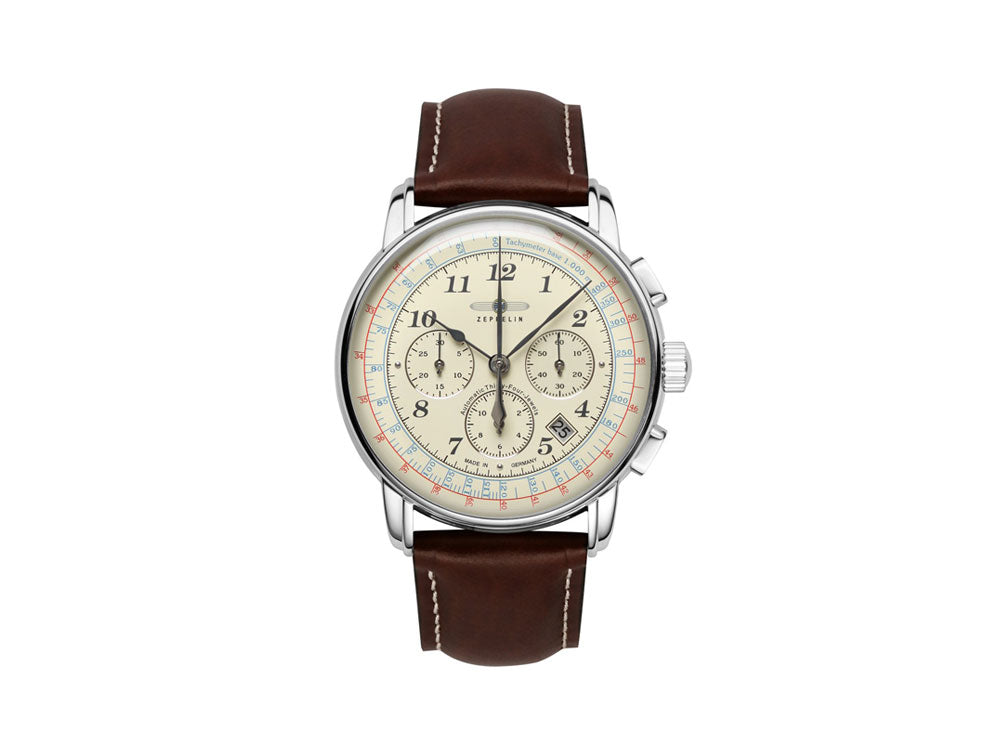 Zeppelin LZ126 Watch, Los mm, Iguana Sell - Chronograph, Angeles Automatic 42 Beige