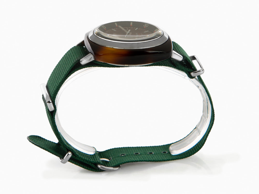 Briston Watches Clubmaster Diver Yachting Acetate watch - Green