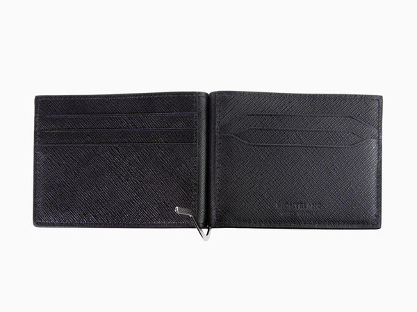 Montblanc Sartorial Money-clip Logo-embellished Grained-leather Wallet in  Black