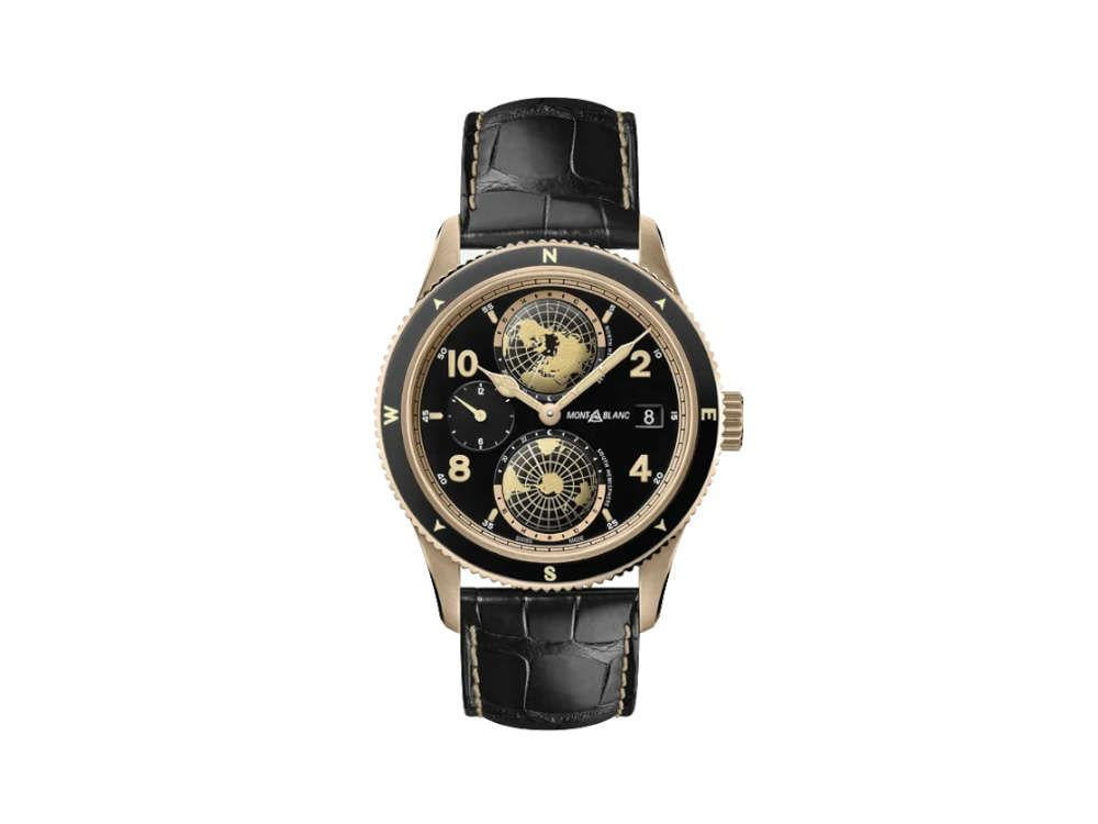 Montblanc 1858 Automatic Watch, Rose gold, Black, 42 mm, Limited