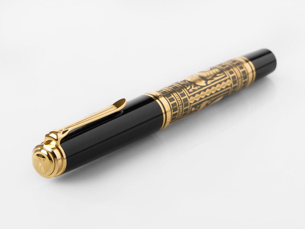 Pelikan Toledo M900 Fountain Pen, Gold, Resin, 921387