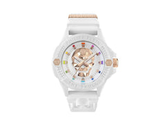 Philipp Plein The Skull Ecoceramic Quartz Watch White 44 mm