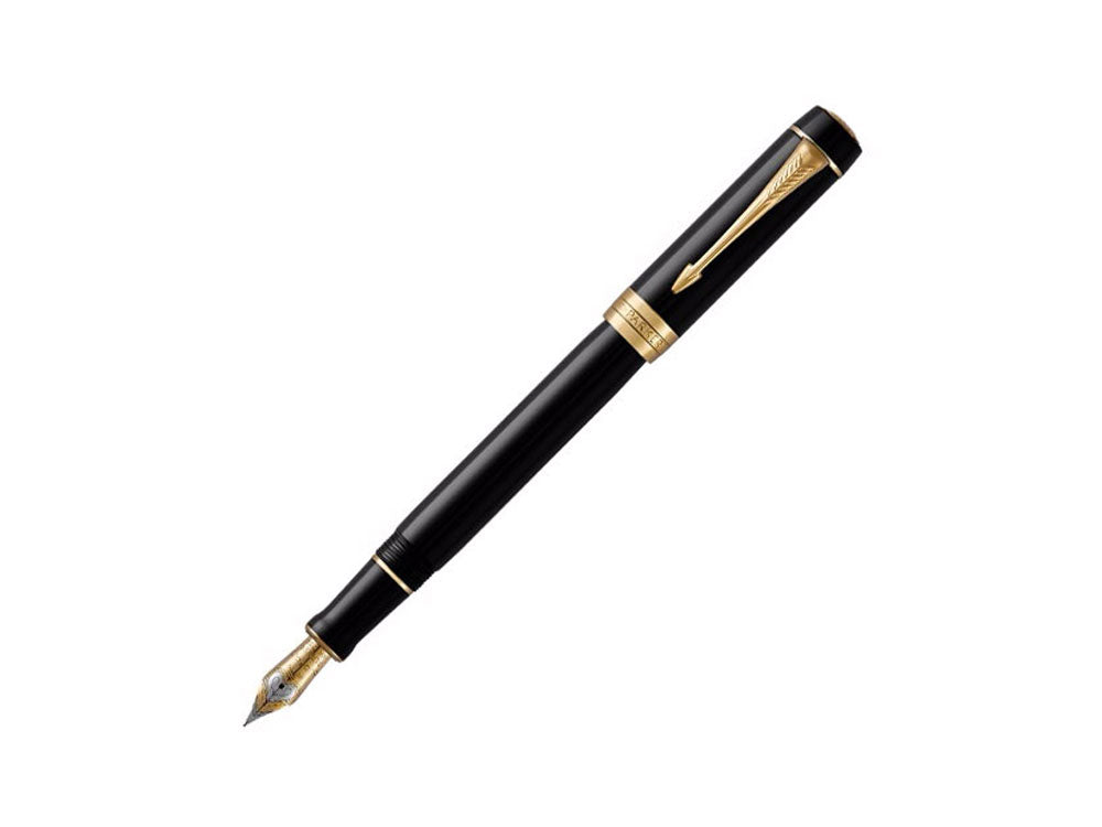 Parker Duofold Centennial Fountain Pen, Precious Resine, Gold Trim