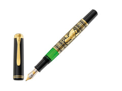 Pelikan Toledo M900 Fountain Pen, Gold, Resin, 921387 - Iguana Sell