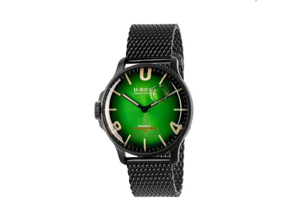 U-Boat Capsoil Darkmoon Soleil Green IPB Quartz Watch, 44 mm, 8698/MT