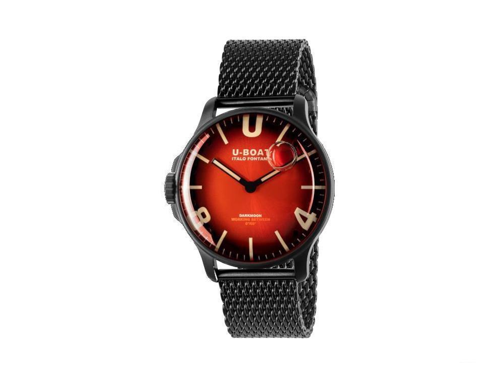 U-Boat Capsoil Darkmoon Soleil Red IPB Quartz Watch, 44 mm, 8697/MT